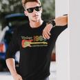 Vintage 1989 Birthday Guitar Lovers 34Th Birthday Long Sleeve T-Shirt T-Shirt Gifts for Him