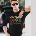 Vintage 1995 Wedding Anniversary Born In 1995 Birthday Party Long Sleeve T-Shirt Gifts for Him