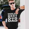 Worlds Best Dog Dad Pet Puppy Long Sleeve T-Shirt T-Shirt Gifts for Him