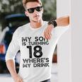 18Th Birthday For Dad Mom 18 Year Old Son Squad Long Sleeve T-Shirt Gifts for Him