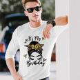 20Th Birthday Decorations Girl Messy Bun 20 Years Old Bday Long Sleeve T-Shirt Gifts for Him