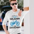 E-Mtb Geladen Und Entsichert E-Bike Langarmshirts Geschenke für Ihn