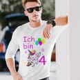 Einhorn Langarmshirts für Mädchen 4 Jahre, Zauberhaftes Einhorn-Motiv Geschenke für Ihn