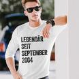 Geburtstag Legendär Seit September 2004 Jahrgang Vintage Langarmshirts Geschenke für Ihn