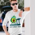 Its Avo-Cardio Time Avocardio Fitness Ernährung Avocado Langarmshirts Geschenke für Ihn