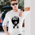 Sly Stone Portrait Tshirt Men Women Long Sleeve T-Shirt T-shirt Graphic Print Gifts for Him