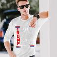 Trump 2024 Trump Truth Really Upset Most People America Flag V2 Long Sleeve T-Shirt Gifts for Him