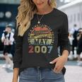 16 Year Old Awesome Since May 2007 16Th Birthday Long Sleeve T-Shirt Gifts for Her