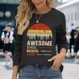 33 Years Old Awesome Since March 1990 33Rd Birthday Long Sleeve T-Shirt Gifts for Her