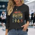 60 Year Old Awesome Since May 1963 60Th Birthday Long Sleeve T-Shirt Gifts for Her