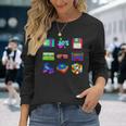 80S Party 1980S Vintage 80S Costume Men Women Long Sleeve T-Shirt Gifts for Her