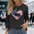 American Flag 4Th Of July Guiena Pig Dad Guiena Pig Lover Men Women Long Sleeve T-shirt Graphic Print Unisex Gifts for Her