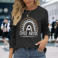 In April We Wear Blue Cool Child Abuse Prevention Awareness Long Sleeve T-Shirt T-Shirt Gifts for Her