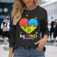 Autism Awareness Be Kind Puzzle Heart Kindness Long Sleeve T-Shirt T-Shirt Gifts for Her