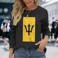 Barbadian Flag Barbados Independence Day Long Sleeve T-Shirt T-Shirt Gifts for Her
