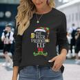 The Beer Drinking Elf Matching Christmas Pajama Long Sleeve T-Shirt Gifts for Her