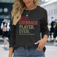 Best Cribbage Player Ever Prepare To Be Skunked Vintage Long Sleeve T-Shirt Gifts for Her
