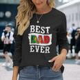 Best Dad Ever Fathers Day Portuguese Flag Portugal Long Sleeve T-Shirt T-Shirt Gifts for Her