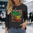 Blackity Black Every Month Black History Bhm African V2 Men Women Long Sleeve T-shirt Graphic Print Unisex Gifts for Her