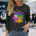 Carnival Party Idea Flamingo Mardi Gras V3 Long Sleeve T-Shirt Gifts for Her