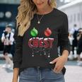 Chest Nuts Christmas Shirt Matching Couple Chestnuts V2 Long Sleeve T-Shirt Gifts for Her