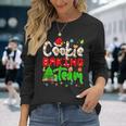 Christmas Cookie Baking Team Xmas Lights Santa Gingerbread Men Women Long Sleeve T-shirt Graphic Print Unisex Gifts for Her