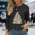 Christmas Golden Retriever Pajama Shirt Tree Dog Xmas Long Sleeve T-Shirt Gifts for Her