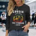 Cousin Man Myth Fishing Legend Fathers Day Long Sleeve T-Shirt Gifts for Her