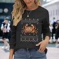 Crabs Lover Xmas Ugly Crab Christmas Long Sleeve T-Shirt Gifts for Her