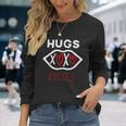 Cute Xoxo Hugs Kisses Valentines Day Couple Matching Long Sleeve T-Shirt Gifts for Her