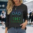 Dad Since 1967 67 Aesthetic Promoted To Daddy Father Bbjykfd Long Sleeve T-Shirt Gifts for Her
