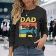 Dad Life Tractor Farmer Retro Tractor Long Sleeve T-Shirt Gifts for Her