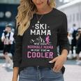 Damen Apres Ski Party Mama Skifahrerin Wintersport Frauen Langarmshirts Geschenke für Sie