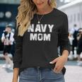 Damen US Navy Proud Mama Original Navy Vintage Mom Langarmshirts Geschenke für Sie