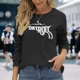 Detroit Smoking Gun Long Sleeve T-Shirt T-Shirt Gifts for Her