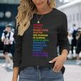 Equality Science Is Real Rainbow Long Sleeve T-Shirt Gifts for Her