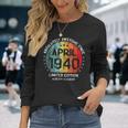 Fantastisch Seit April 1940 Männer Frauen Geburtstag Langarmshirts Geschenke für Sie