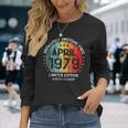 Fantastisch Seit April 1979 Männer Frauen Geburtstag Langarmshirts Geschenke für Sie