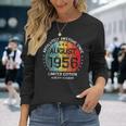 Fantastisch Seit August 1956 Männer Frauen Geburtstag Langarmshirts Geschenke für Sie