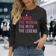 Frankie Frau Mythos Legende Langarmshirts, Personalisiertes Geburtstagsdesign Geschenke für Sie