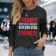 Früher War Alles Besser Generation 90Er Vintage Geschenk Langarmshirts Geschenke für Sie