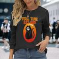 Full Time Cat Dad Halloween V2 Long Sleeve T-Shirt T-Shirt Gifts for Her