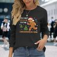 Funny You Cant Catch Me Im The Gingerbread Man Christmas Men Women Long Sleeve T-shirt Graphic Print Unisex Gifts for Her