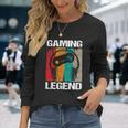 Gaming Legend Pc Gamer Video Games Boys Teenager V2 Long Sleeve T-Shirt Gifts for Her