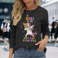 Gigi Of The Birthday Princess Lustiges Einhorn Dab-Geschenk Langarmshirts Geschenke für Sie