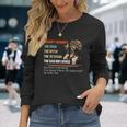 Grumpy Grandpa The Man The Myth The Bad Influence Long Sleeve T-Shirt Gifts for Her