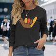 Hang Loose Thanksgiving Day Cool Shaka Sign Fall Autumn Men Women Long Sleeve T-shirt Graphic Print Unisex Gifts for Her