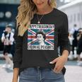 Happy Treason Day British 4Th Of July Long Sleeve T-Shirt Gifts for Her