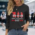 Happy Valentines Day Gnome Valentine For Her Him Long Sleeve T-Shirt Gifts for Her