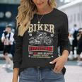 Herren 60 Geburtstag Mann Biker Geschenk Witzig Motorrad 1963 Langarmshirts Geschenke für Sie